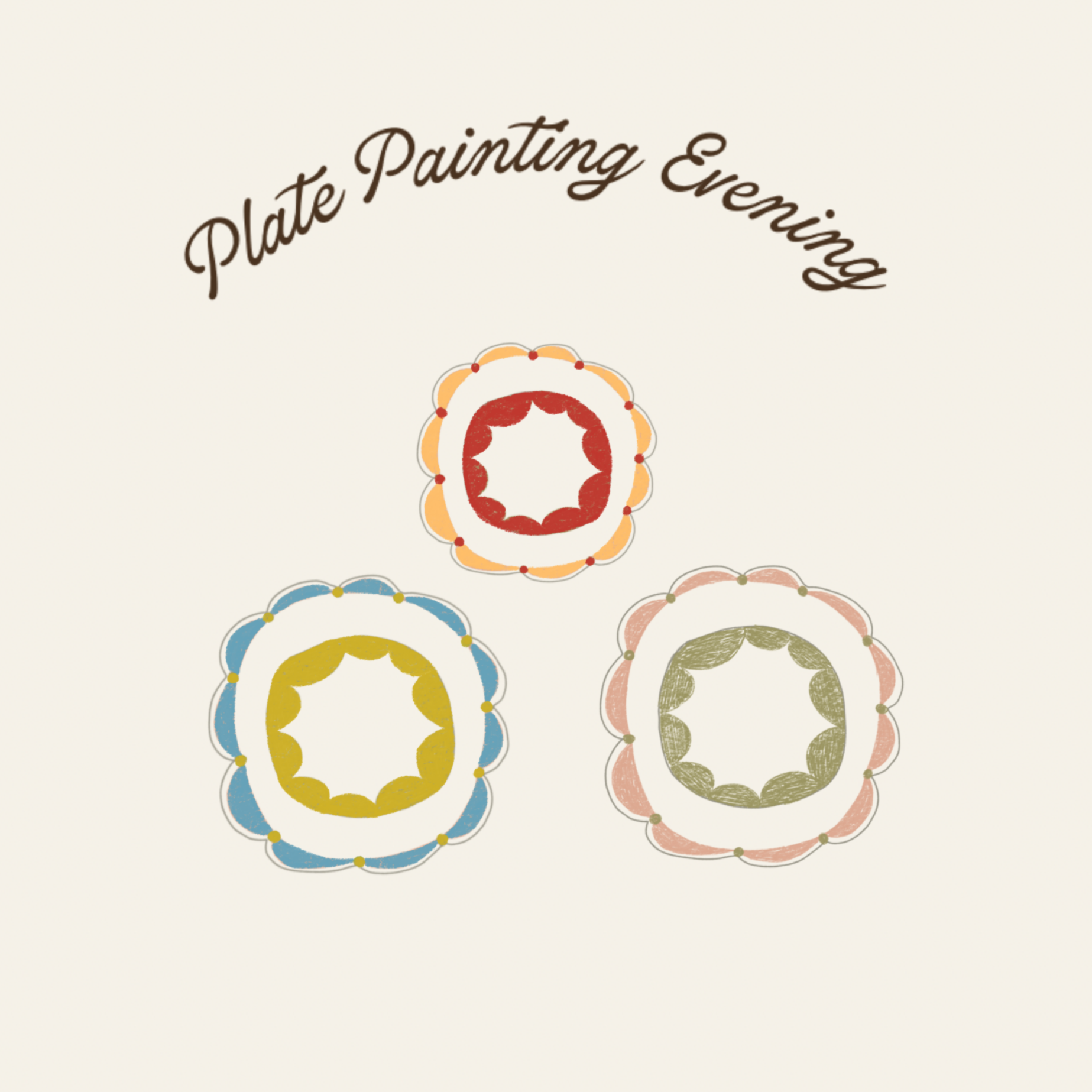 Friday Evening Plate Painting - October 9th